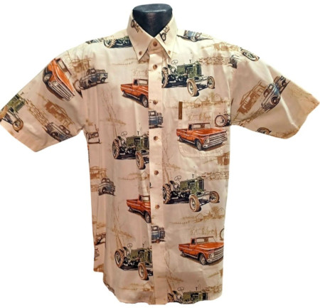 Trucks and Tractors Hawaiian Shirt